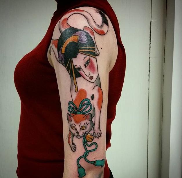 Geisha Tattoo 19