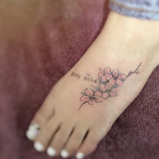 Kirschblute Tattoo 119