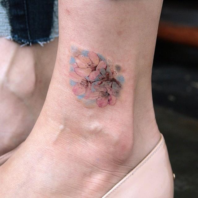 Kirschblute Tattoo 23
