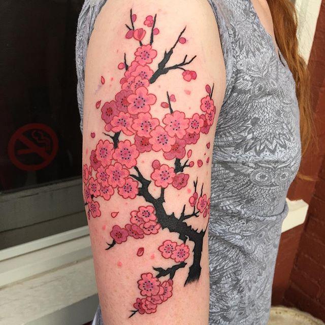 Kirschblute Tattoo 27