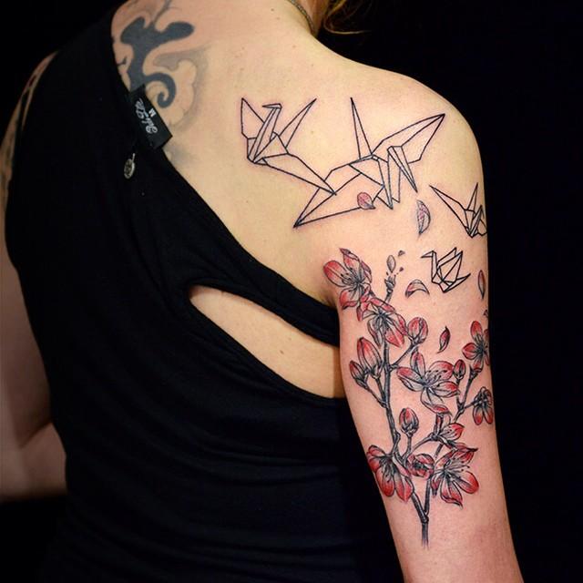 Kirschblute Tattoo 41