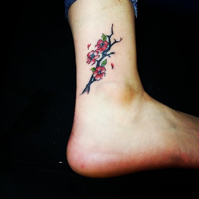 Kirschblute Tattoo 45