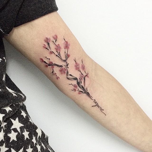 Kirschblute Tattoo 47