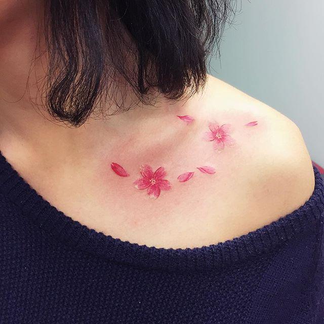 Kirschblute Tattoo 99