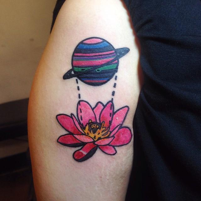 Lotusblume Tattoo 123