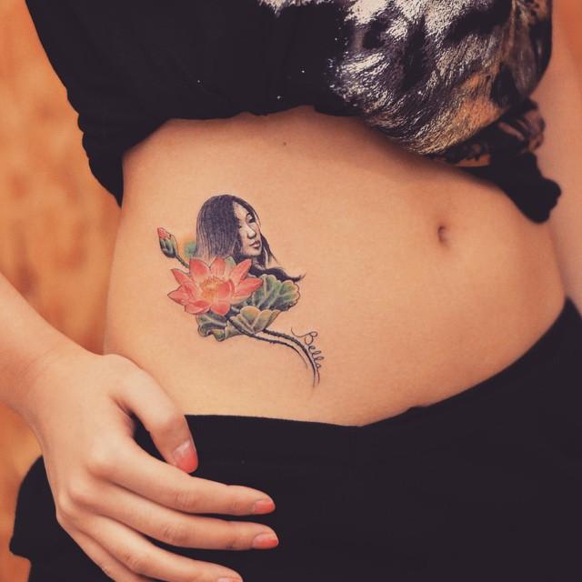 Lotusblume Tattoo 27