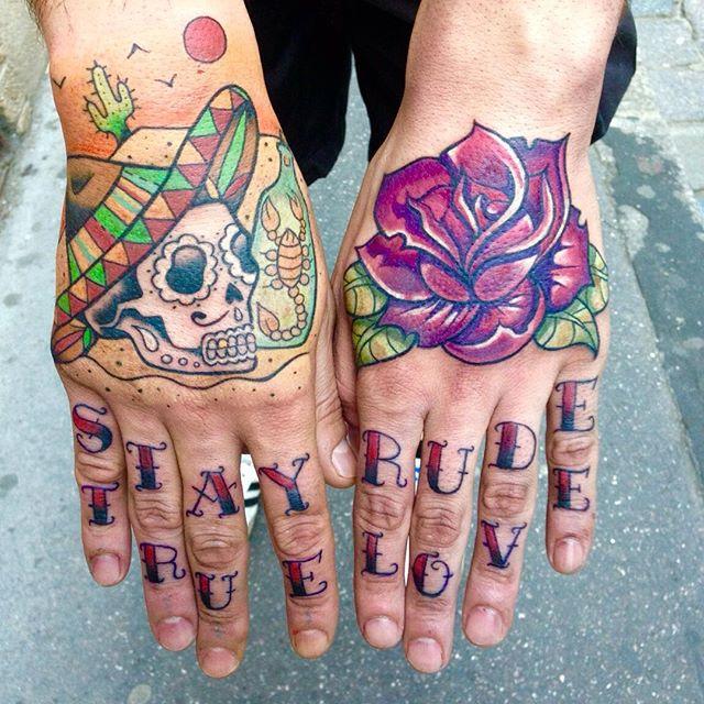 Mexikanische Totenkopfe Tattoo 11