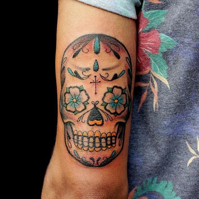 Mexikanische Totenkopfe Tattoo 37