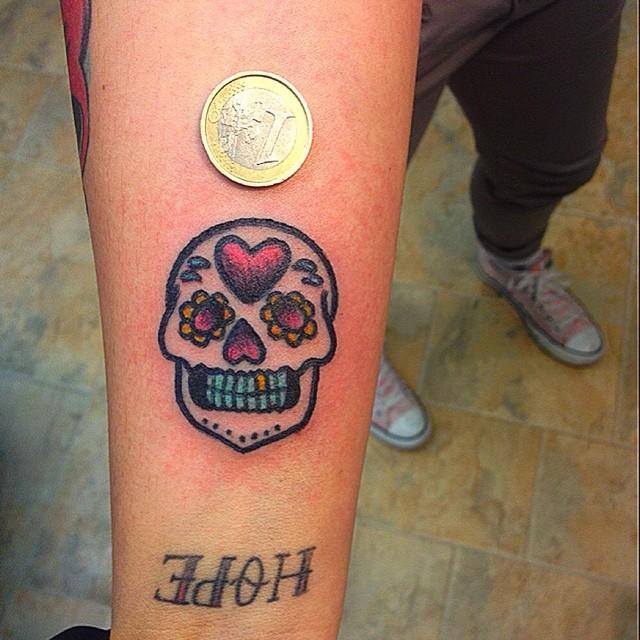 Mexikanische Totenkopfe Tattoo 47
