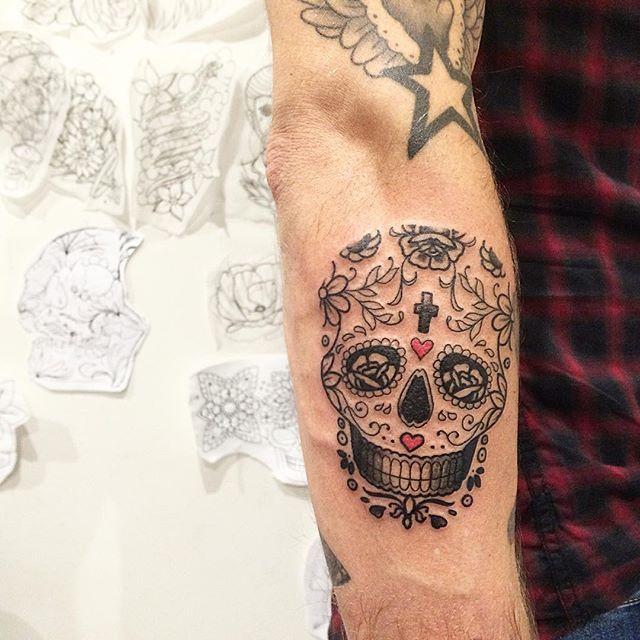 Mexikanische Totenkopfe Tattoo 53
