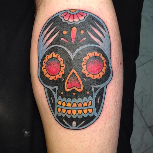 Mexikanische Totenkopfe Tattoo 73