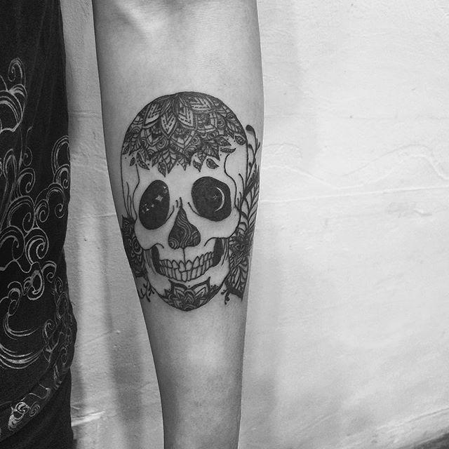 Mexikanische Totenkopfe Tattoo 79