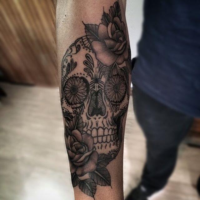 Mexikanische Totenkopfe Tattoo 97