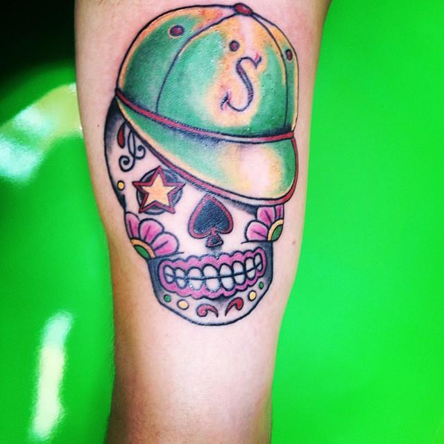 Mexikanische Totenkopfe Tattoo 99