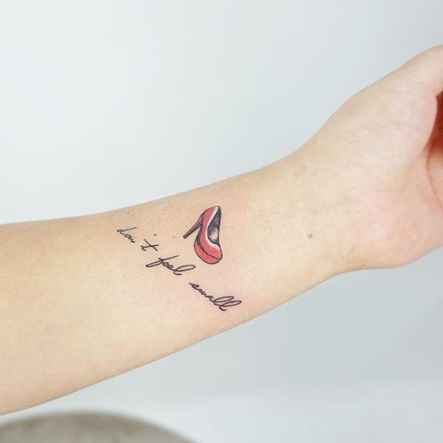 Satz Phrase Tattoo 105