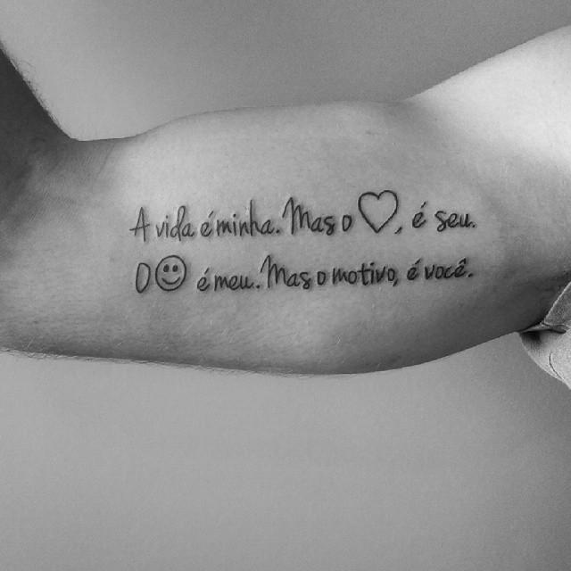 Satz Phrase Tattoo 133