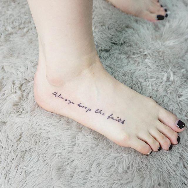 Satz Phrase Tattoo 139