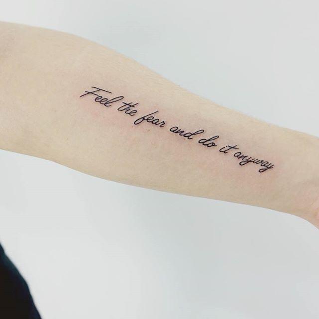 Satz Phrase Tattoo 151