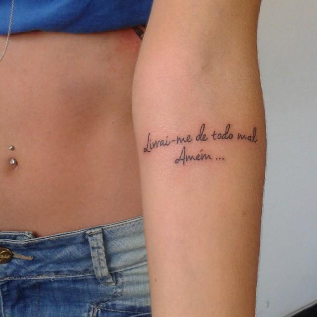 Satz Phrase Tattoo 169