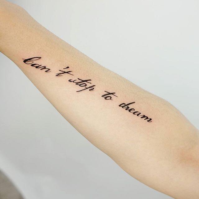 Satz Phrase Tattoo 197