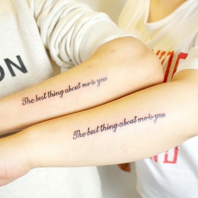 Satz Phrase Tattoo 55