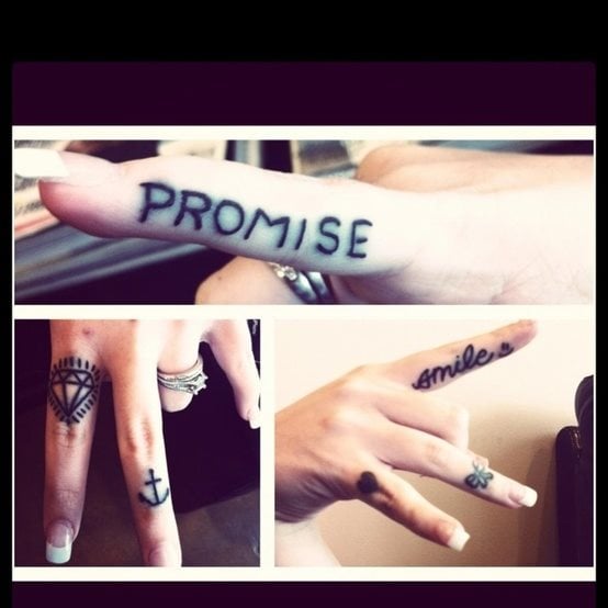 14 tattoo finger bilder