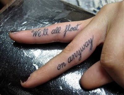 18 tattoo finger bilder