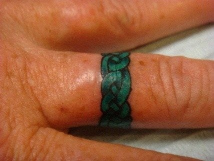 82 Tattoos an den Fingern: Daumen, Zeigefinger, Mittelfinger, Ringfinger