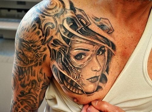 Männer tattoo brust motive Tattoos Männer