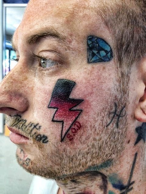 21 gesichtstattoo