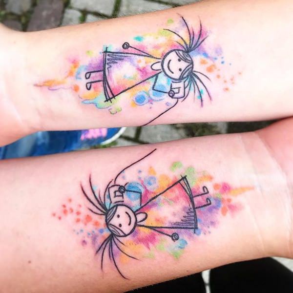 bruder schwester tattoo 311