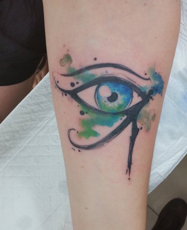 horus ra auge tattoo 03