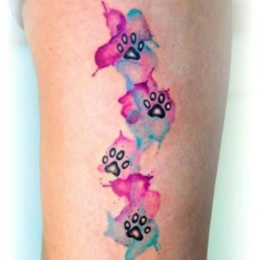 hundepfoten tattoo 271