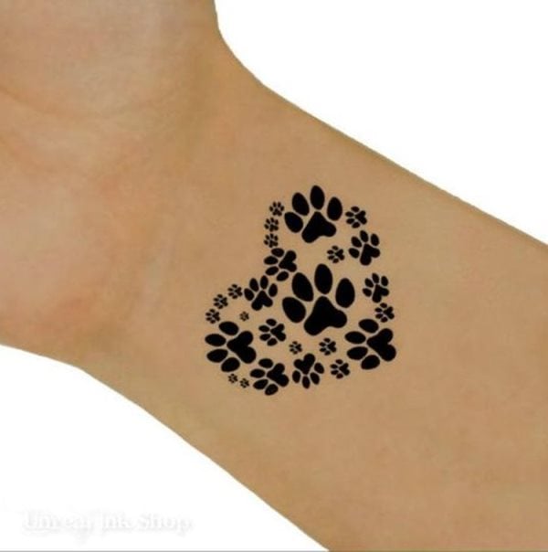 hundepfoten tattoo 45