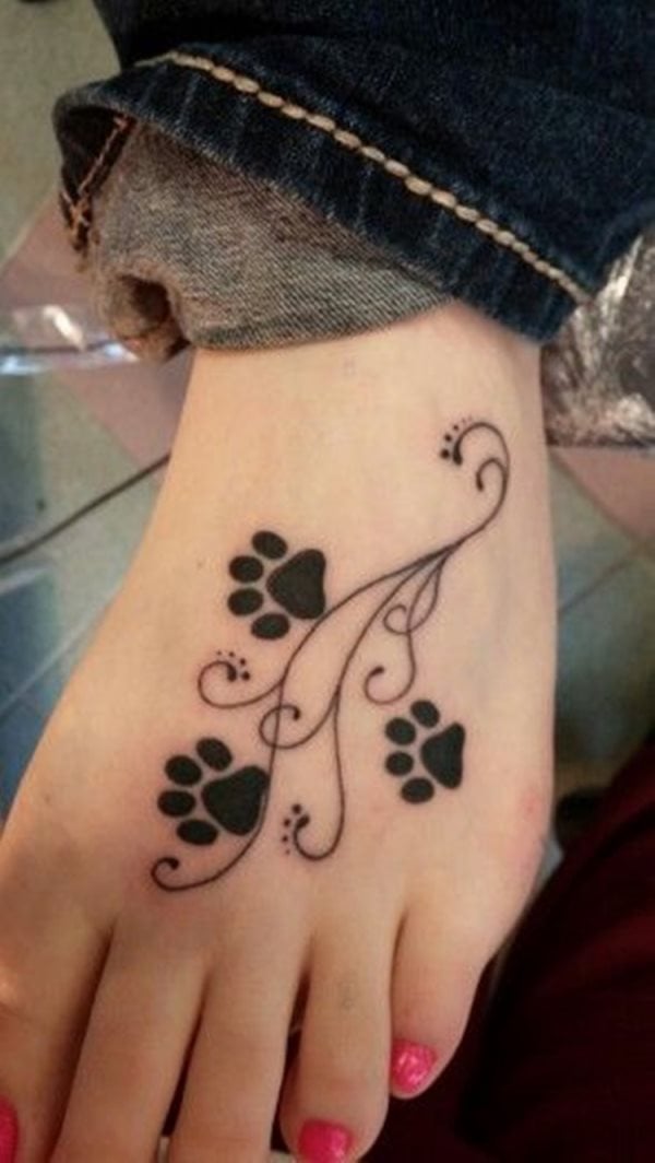 hundepfoten tattoo 63