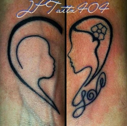 mutter sohn tochter tattoo 111