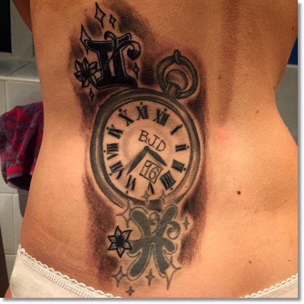 taschenuhr tattoo 103