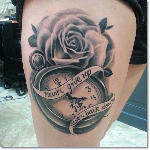 taschenuhr tattoo 113