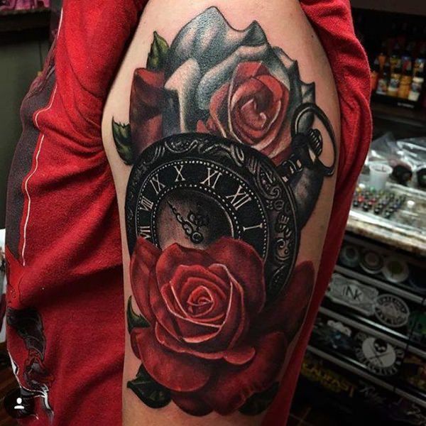 taschenuhr tattoo 37