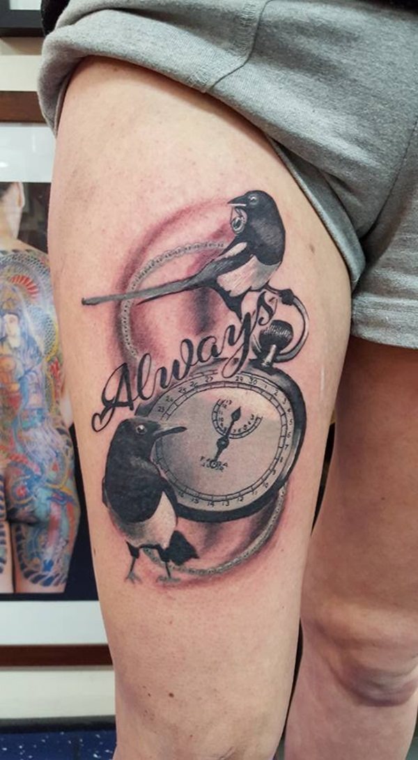 taschenuhr tattoo 475