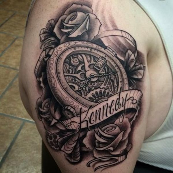 taschenuhr tattoo 513