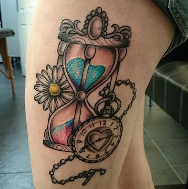 taschenuhr tattoo 593