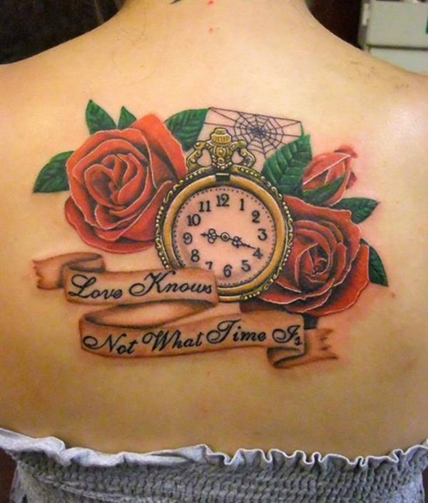 taschenuhr tattoo 605