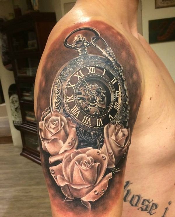 taschenuhr tattoo 613