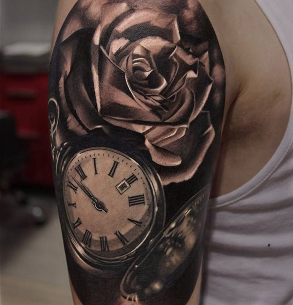 taschenuhr tattoo 617