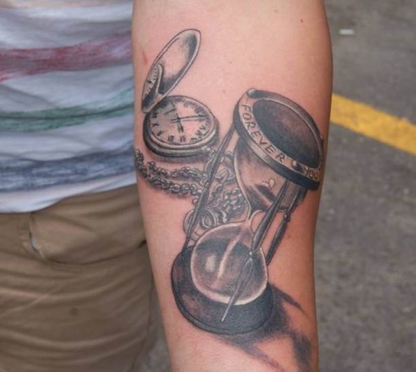 taschenuhr tattoo 685