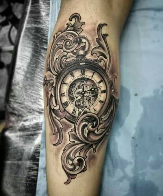 uhr tattoo 159