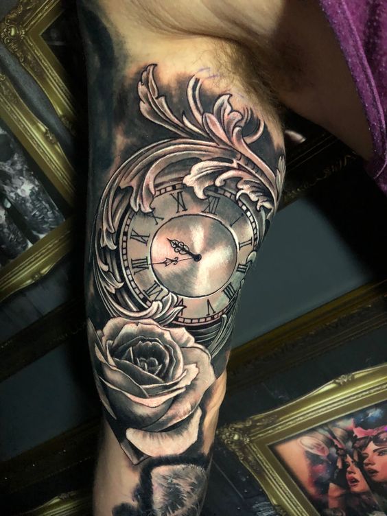 uhr tattoo 345