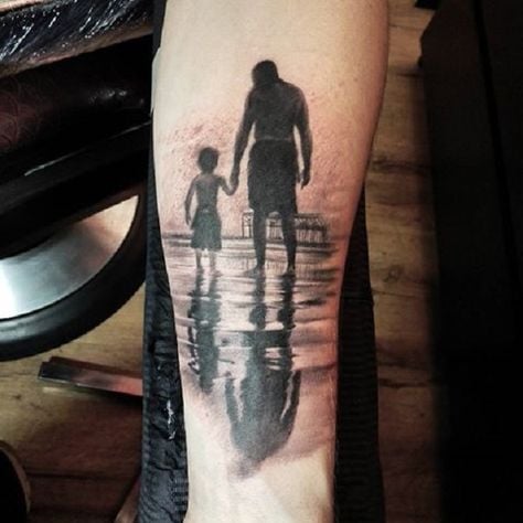 vater sohn tochter tattoo 13