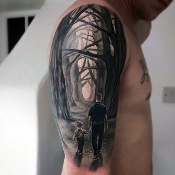 vater sohn tochter tattoo 145